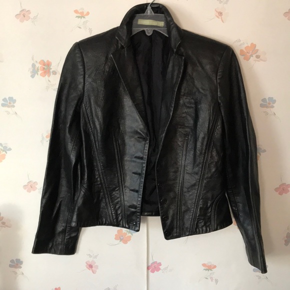 Lama’s skin genuine leather Charles Chang blazer